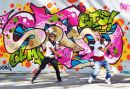 Danseurs de hip-hop à Paris, France
