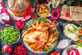 Dîner de dinde de Noël