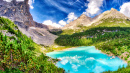 Lac Sorapiss, Alpes italiennes, Europe