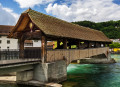 Pont Spreuer, Lucerne, Suisse