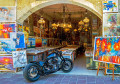 Petite boutique de souvenirs, île de Crète