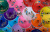 Parapluies multicolores