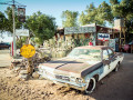 Ancienne station-service à Arizona, États-Unis