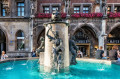 Fontaine de Fischbrunnen à Munich, Allemagne