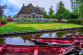 Maison rurale néerlandaise à Giethoorn, Pays-Bas