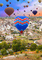 Montgolfières au-dessus de la Cappadoce, Turquie