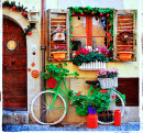 Rue pittoresque d’un petit village italien