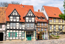 Maisons à colombages à Quedlinburg, Allemagne