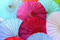 Parasols en papier à Chiang Mai, Thaïlande