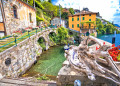 Nesso, Lac de Côme, Lombardie, Italie