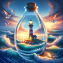 LIGHTHOUSE IN A BOTTLE