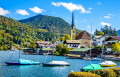 Célèbre lac Tegernsee en Bavière