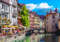 La rivière Thiou, Annecy, France