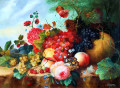 Nature morte aux fleurs et aux fruits