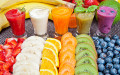 Fruits frais et smoothies