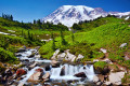 Myrtle Falls, Parc national du Mont Rainier, États-Unis