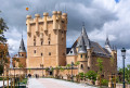 Château médiéval espagnol Alcazar à Ségovie