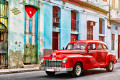 Voiture classique à La Vieille Havane, Cuba