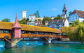 Pont de Spreuer sur la Reuss, Lucerne