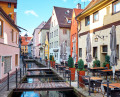 Canal d’eau à Memmingen, Allemagne