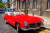 Mercedes cabriolet rouge à Funchal, Madère