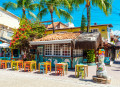 Café en plein air à Porto de Galinhas, Brésil