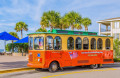 Old Town Trolley Tours, St. Simons, Géorgie, États-Unis