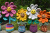 Amigurumi Fleurs Souriantes En Pots