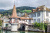 Château d’Oberhofen au bord du lac de Thoune, Suisse