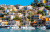 Vue du port, île de Symi, Grèce