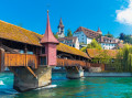 Pont Spreuer sur la Reuss à Lucerne