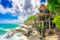 Plage tropicale et océan, Bali, Indonésie