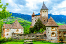 Monastère chrétien dans les montagnes, Europe