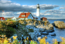 Portland Head Light, Nouvelle-Angleterre, États-Unis