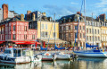 Vue panoramique à Honfleur, Basse-Normandie, France