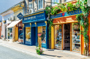 Boutique de souvenirs à Novi Sad, Serbie