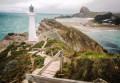 Phare de Castle Point en Nouvelle-Zélande