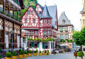 Maisons à colombages, Bacharach am Rhein, Allemagne