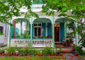 Maisons victoriennes à Cape May, New Jersey, États-Unis