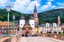 Célèbre pont Karl Theodor à Heidelberg, en Allemagne