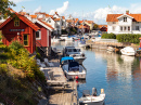 Le village côtier de Grundsund, Suède