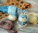 Jouet lapin Amigurumi fait à la main