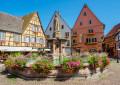 Maisons traditionnelles à Eguisheim, France