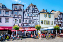 Place du marché de Linz am Rhein, Allemagne