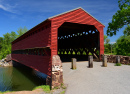 Pont couvert près de Gettysburg, Pennsylvanie, États-Unis