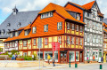 Maisons colorées à Wernigerode, Allemagne