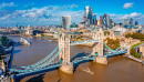 Tower Bridge et la Tamise, Londres, Royaume-Uni