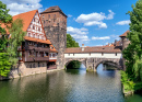 La vieille ville historique de Nuremberg en Franconie