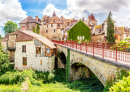 Vue du village de Carennac, France