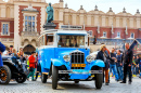 Rallye de voitures anciennes à Cracovie, Pologne